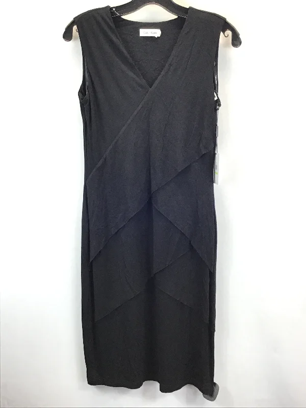 Black Dress Casual Midi Calvin Klein, Size 4