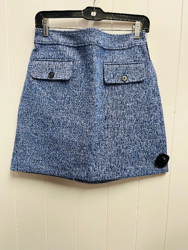 Skirt Mini & Short By Loft In Blue, Size: 8