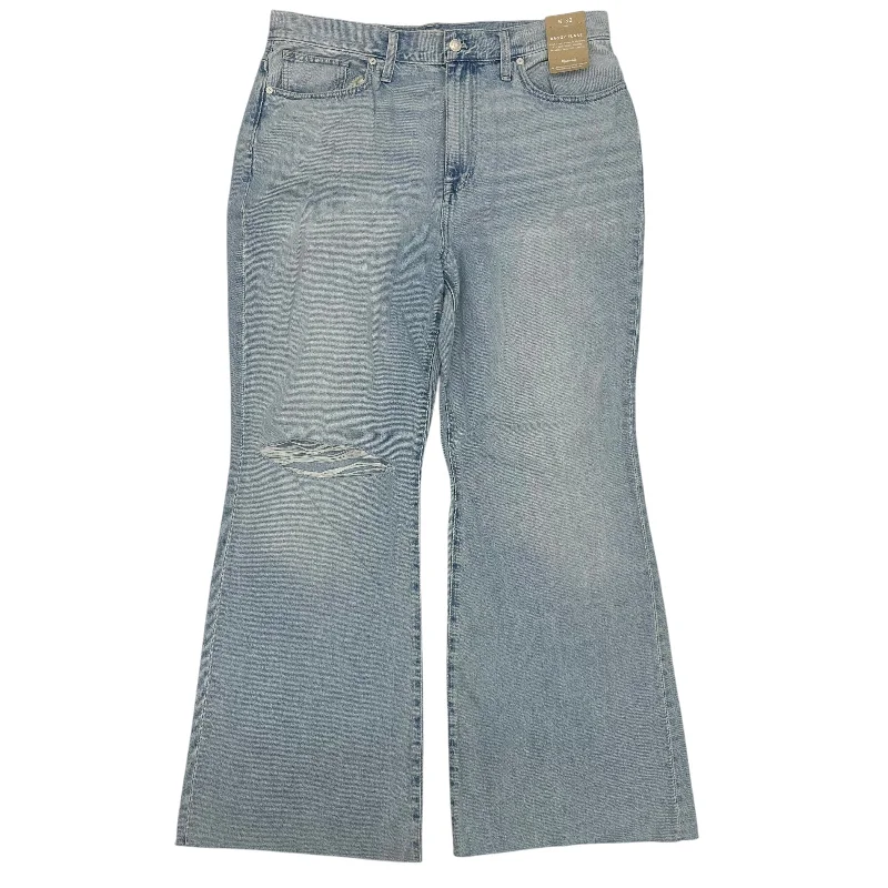 Jeans Cropped By Madewell In Blue Denim, Size:14